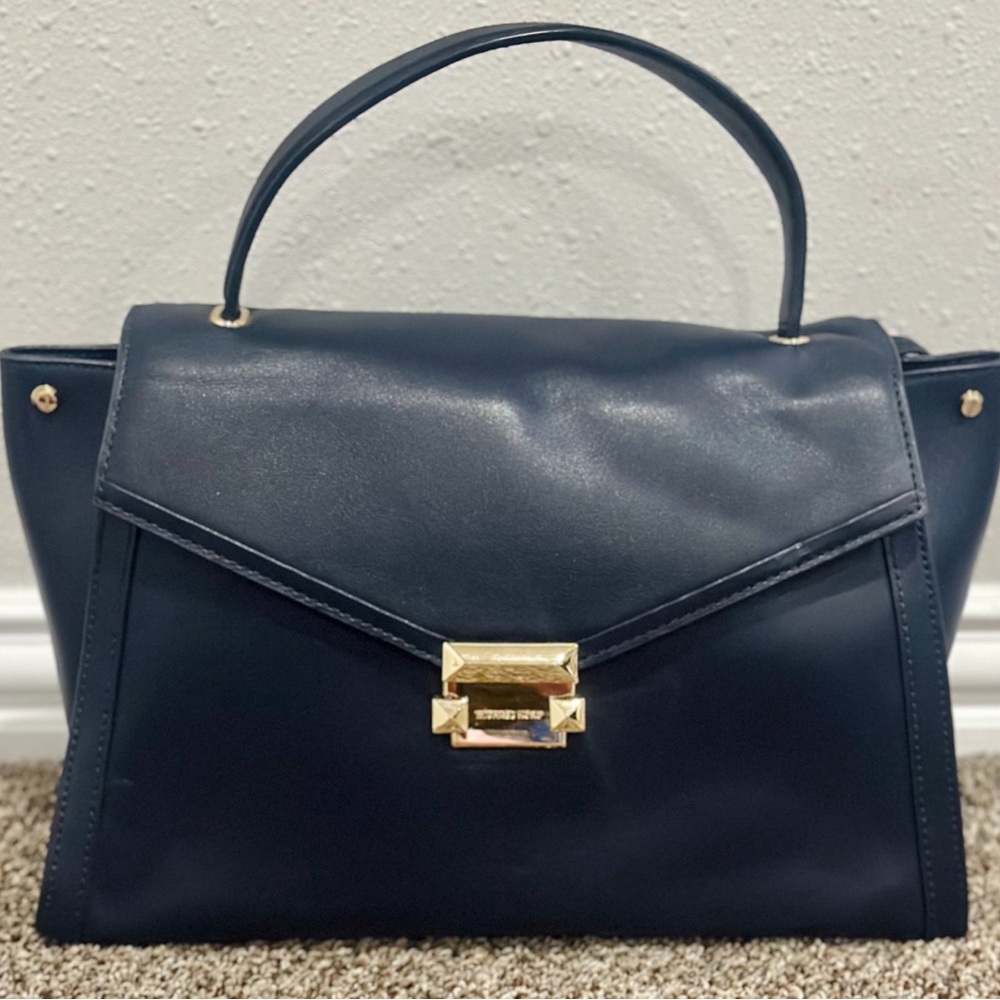 Michael Kors Navy Whitney Lrg Handbag